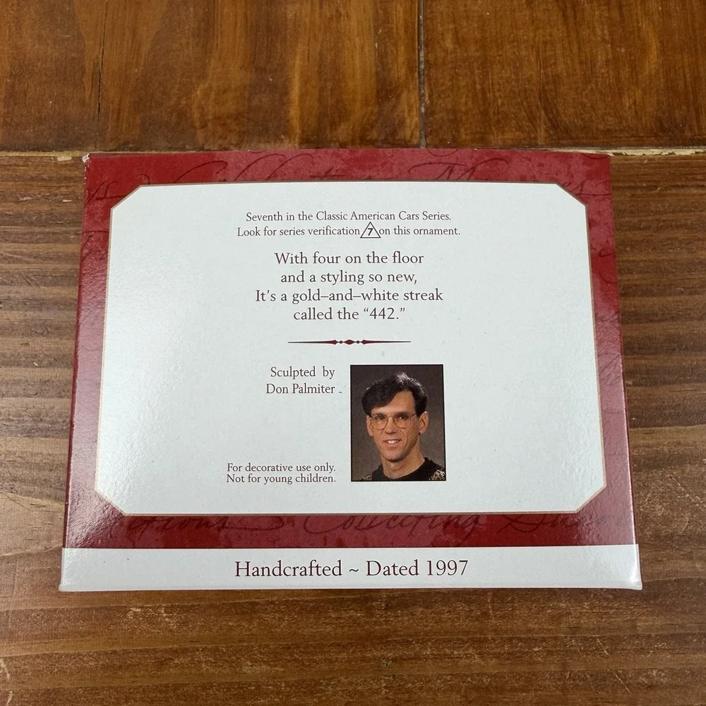 Hallmark Keepsake 1969 Hurst Oldsmobile 442 Ornament 1997 NIB